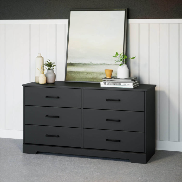 Pending - Prepac Dresser Rustic Ridge 6-Drawer Dresser- Available in 4 Colors