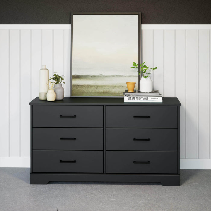 Pending - Prepac Dresser Rustic Ridge 6-Drawer Dresser- Available in 4 Colors