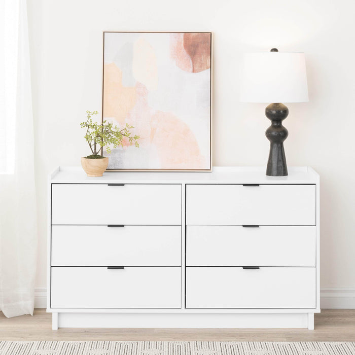 Pending - Prepac Dresser Simply Modern 6-Drawer Dresser - Available in 3 Colors