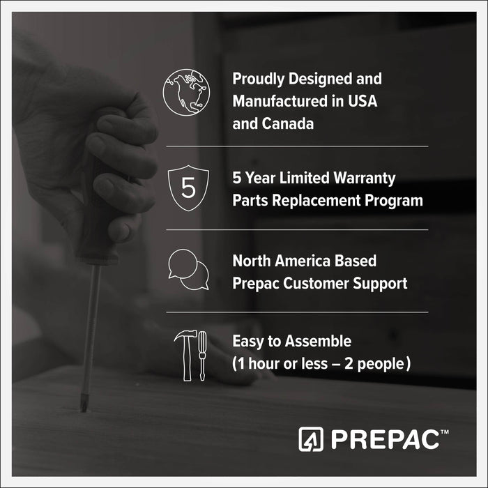 Pending - Prepac Dresser Simply Modern 6-Drawer Dresser - Available in 3 Colors