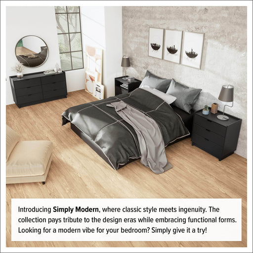 Pending - Prepac Dresser Simply Modern 6-Drawer Dresser - Available in 3 Colors