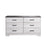 Pending - Prepac Dresser Washed White Rustic Ridge 6-Drawer Dresser- Available in 4 Colors