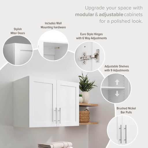 Pending - Prepac Elite Plus Storage 6 PC in White