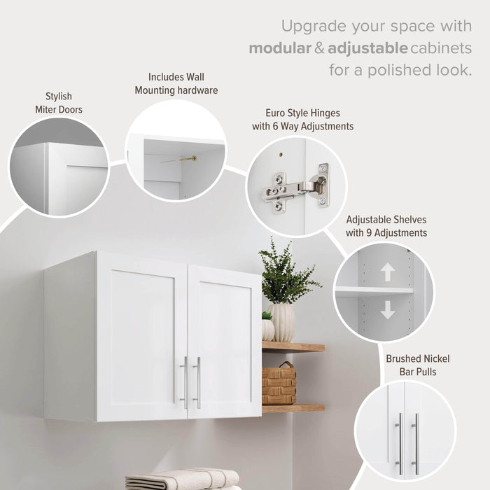 Pending - Prepac Elite Plus Storage 6 PC in White