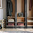 Pending - Prepac Hall Tree Ark 76" Arched Entryway Coat Rack in Black Oak
