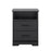 Pending - Prepac Nightstand Black Rustic Ridge 2-Drawer Nightstand - Available in 4 Colors