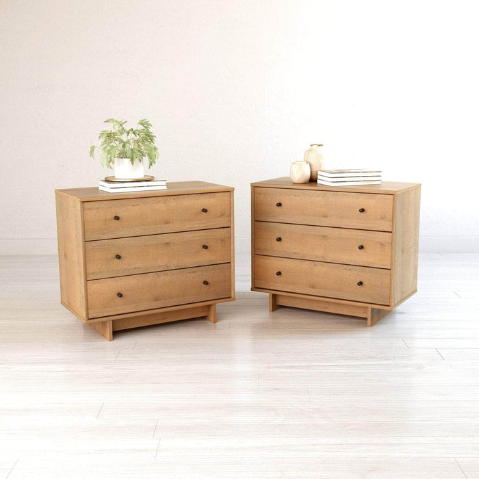 Pending - Prepac Nightstand Finnley 3-Drawer Nightstand (Set of 2) - Available in 2 Colors