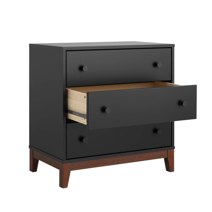 Pending - Prepac Nightstand Nordik 3-Drawer Nightstand in Black