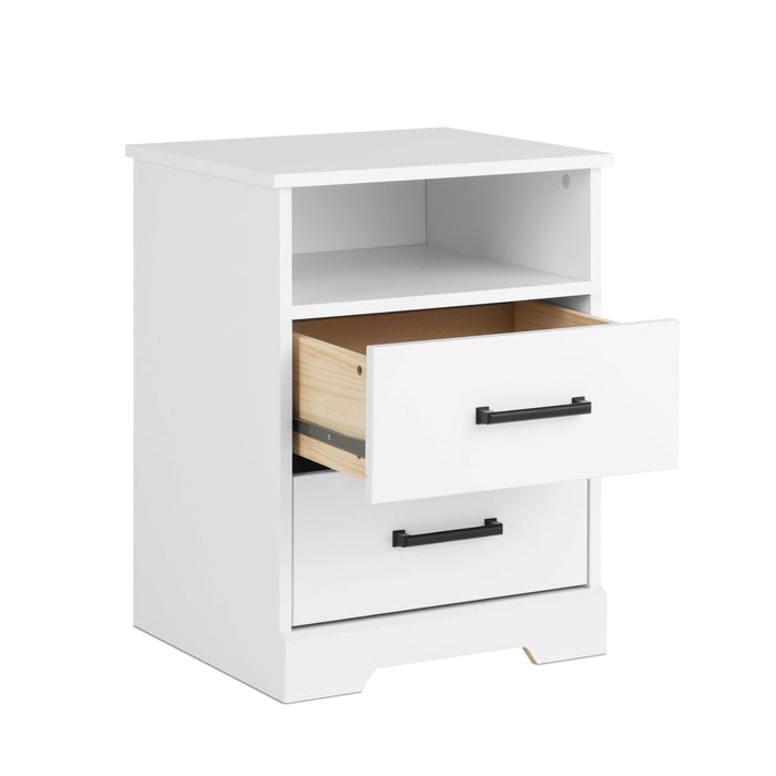 Pending - Prepac Nightstand Rustic Ridge 2-Drawer Nightstand - Available in 4 Colors