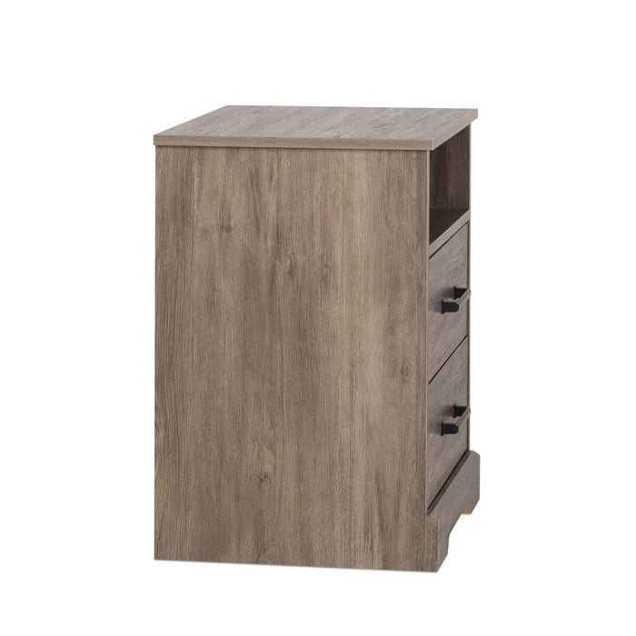 Pending - Prepac Nightstand Rustic Ridge 2-Drawer Nightstand - Available in 4 Colors