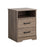 Pending - Prepac Nightstand Rustic Ridge 2-Drawer Nightstand - Available in 4 Colors