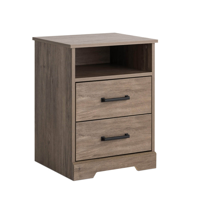 Pending - Prepac Nightstand Rustic Ridge 2-Drawer Nightstand - Available in 4 Colors