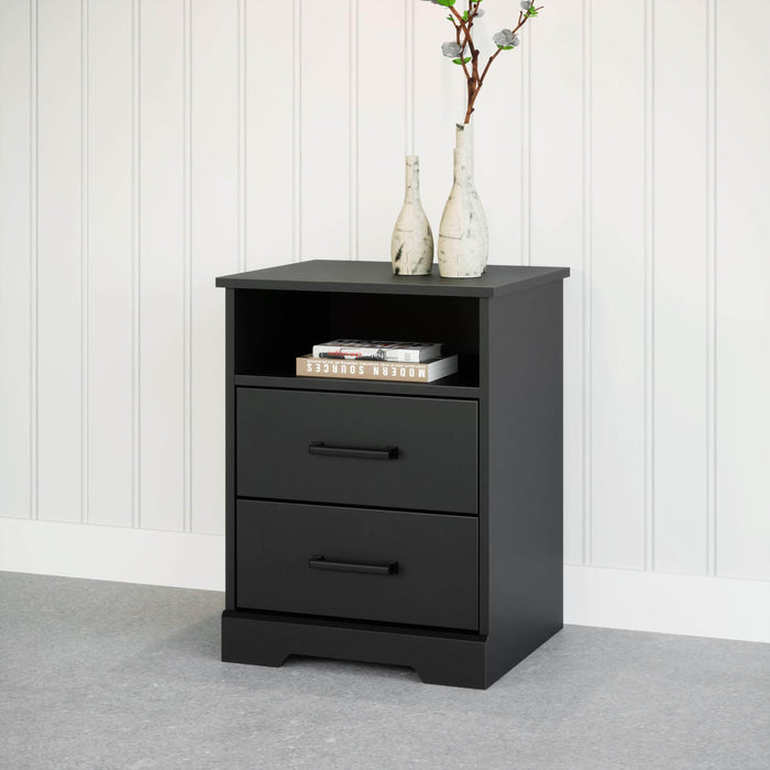 Pending - Prepac Nightstand Rustic Ridge 2-Drawer Nightstand - Available in 4 Colors