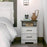 Pending - Prepac Nightstand Rustic Ridge 2-Drawer Nightstand - Available in 4 Colors