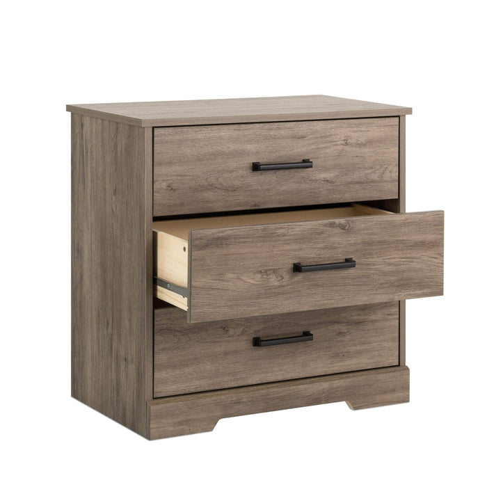 Pending - Prepac Nightstand Rustic Ridge Farmhouse 3-Drawer Nightstand - Available in 4 Colors