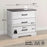 Pending - Prepac Nightstand Rustic Ridge Farmhouse 3-Drawer Nightstand - Available in 4 Colors