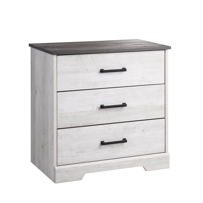 Pending - Prepac Nightstand Rustic Ridge Farmhouse 3-Drawer Nightstand - Available in 4 Colors