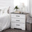 Pending - Prepac Nightstand Rustic Ridge Farmhouse 3-Drawer Nightstand - Available in 4 Colors