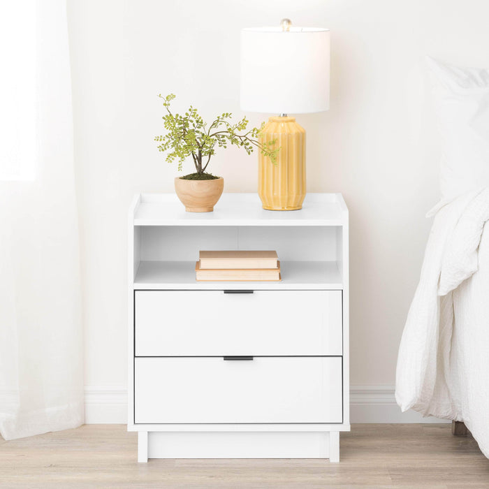 Pending - Prepac Nightstand Simply Modern 2-Drawer Nightstand - Available in 3 Colors