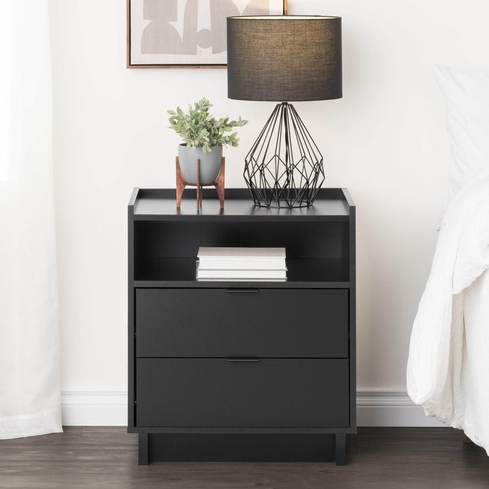 Pending - Prepac Nightstand Simply Modern 2-Drawer Nightstand - Available in 3 Colors