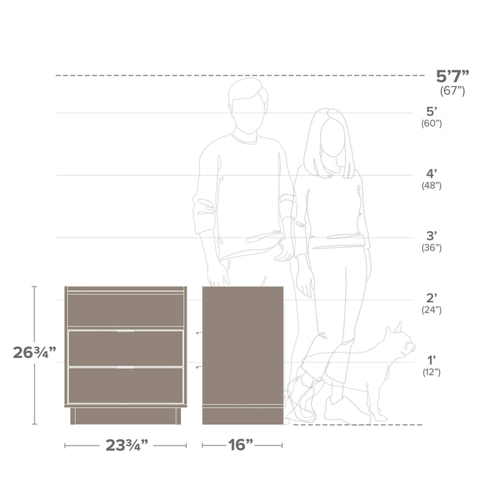 Pending - Prepac Nightstand Simply Modern 2-Drawer Nightstand - Available in 3 Colors