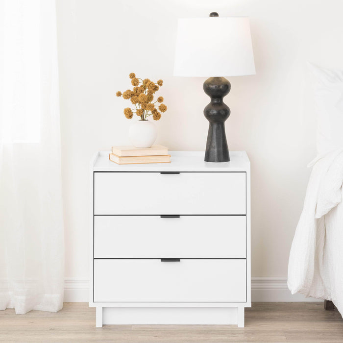 Pending - Prepac Nightstand Simply Modern 3-Drawer Nightstand - Available in 3 Colors