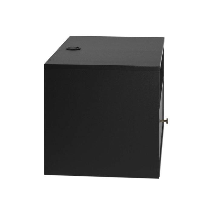 Pending - Prepac Nightstand Sonoma 1-Drawer Floating Nightstand (Set of 2) in Black