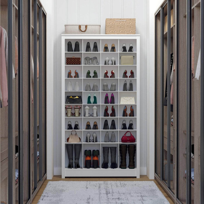 Pending - Prepac Shoe Cabinet Sonoma 40" Shoe Storage Rack in White