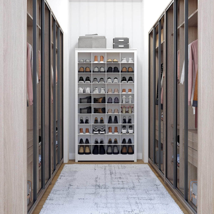 Pending - Prepac Shoe Cabinet Sonoma 40" Shoe Storage Rack in White