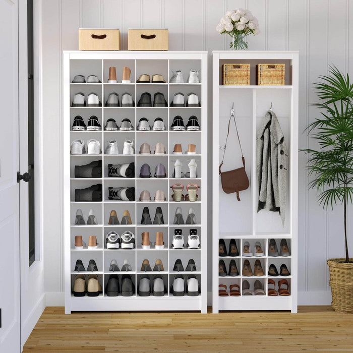 Pending - Prepac Shoe Cabinet Sonoma 40" Shoe Storage Rack in White