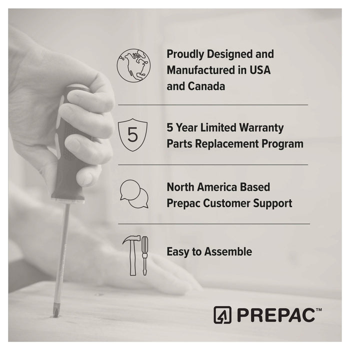 Pending - Prepac Storage Cabinet Elite 32" Panel Storage Cabinet - Available in 4 Colors