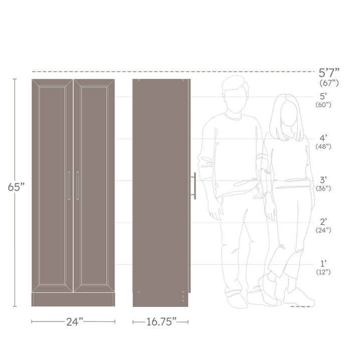 Pending - Prepac Storage Cabinet Elite Plus 24" Storage Cabinet in White