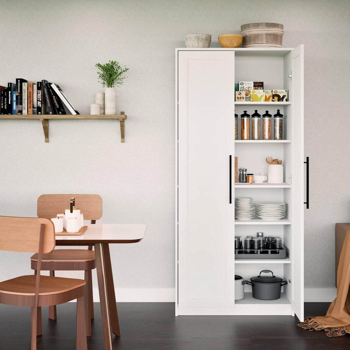 Pending - Prepac Storage Cabinet Elite Premium 72" Storage Cabinet in White