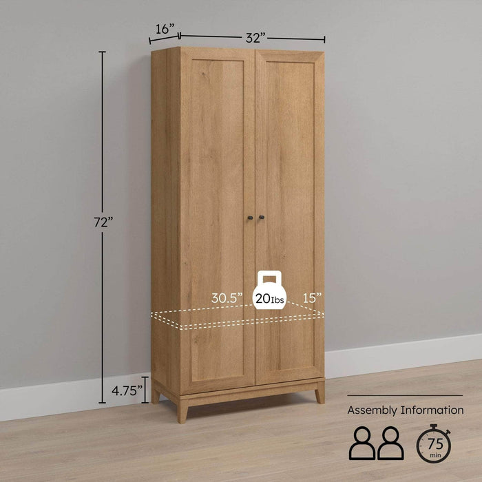 Pending - Prepac Storage Cabinet Yaletown 32" Storage Cabinet - Available in 3 Colors
