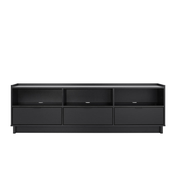 Pending - Prepac TV Stand Black Simply Modern 70.25" TV Stand - Available in 3 Colors