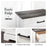 Pending - Prepac TV Stand Rustic Ridge 66" TV Stand in White Washed