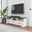 Pending - Prepac TV Stand Rustic Ridge 66" TV Stand in White Washed
