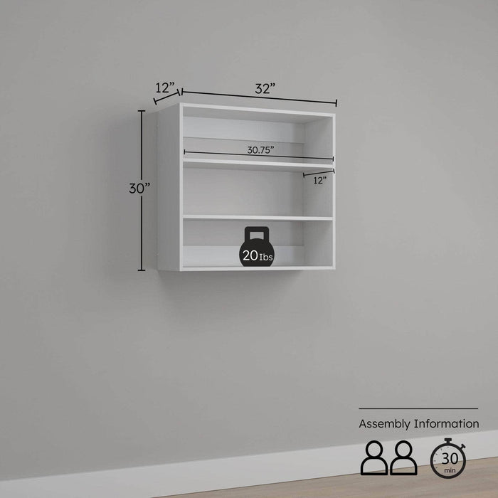 Pending - Prepac Wall Cabinet Elite 32" Wall Cabinet in White