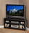 Black Vasari Corner Flat Panel Plasma / LCD TV Console-Wholesale Furniture Brokers