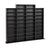 Black Quad Width Wall Storage-Wholesale Furniture Brokers
