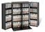 Black Locking Media Storage Cabinet-Wholesale Furniture Brokers