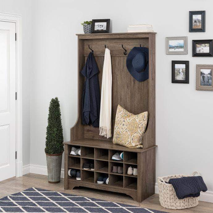 Hall Tree with Shoe Storage - Multiple Options Available-Wholesale Furniture Brokers