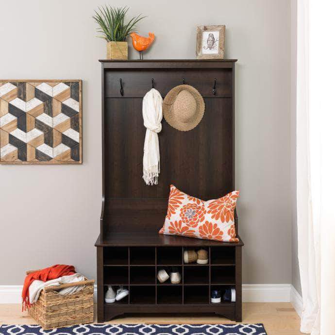 Hall Tree with Shoe Storage - Multiple Options Available-Wholesale Furniture Brokers