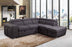 Pasadena Large Sleeper Sectional with Storage Ottoman and 2 Stools-Wholesale Furniture Brokers