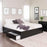 Select 4-Post Platform Bed with 2 Drawers - Multiple Options Available-Wholesale Furniture Brokers