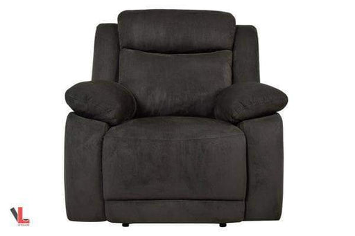 Volo Charcoal Fabric Recliner Chair-Wholesale Furniture Brokers