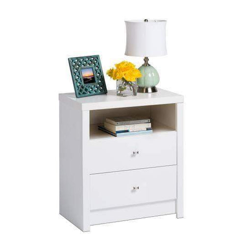 Calla Tall 2-Drawer Nightstand - Multiple Options Available-Wholesale Furniture Brokers