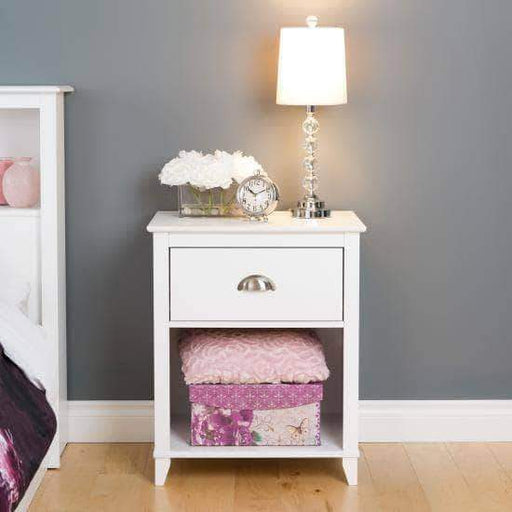 Yaletown 1-Drawer Tall Nightstand - Multiple Options Available-Wholesale Furniture Brokers