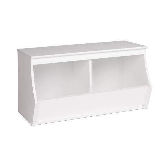 Monterey Stackable 2-Bin Storage Cubby - Multiple Options Available-Wholesale Furniture Brokers