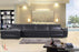 Aura Top Grain Black Leather Power Reclining Large Sectional with Left Facing Chaise-Wholesale Furniture Brokers